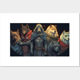 Pack of Assasin Wolfs Posters and Art